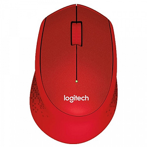 Logitech M330 SILENT PLUS Red USB