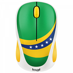 Logitech M238 Fan Collection Wireless Mice Brazil Green-Yellow USB
